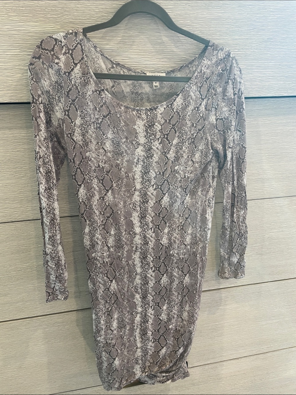 Soft Joie Brown Snake Print Mini Dress